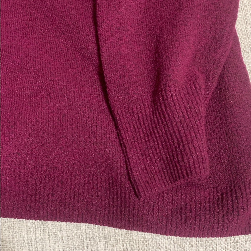 Sonoma Goods For Life Berry Purple Sweater 3X Plus Size Cozy Knit - Picture 8 of 15
